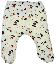 Pantaloni cu botosei pentru bebelusi Mini Junior PCB-MJ-1M Bej 