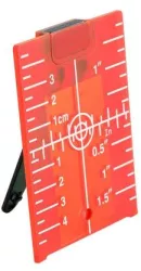 Placa tinta pentru nivele laser plastic rosu NEO 