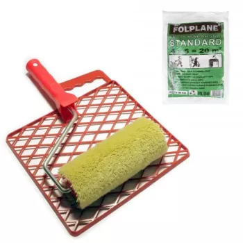 Rola cu gratar 23 cm/47 mm verde PROFI + folie 20 mp 