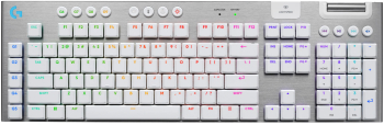 Tastatura Mecanica Gaming Logitech G915 X LIGHTSPEED Tactile Low-Profile Wireless Alb 920-012690 