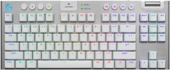 Tastatura Mecanica Gaming Logitech G915 X TKL Tactile LightSpeed Low-Profile Wireless Alb 