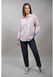 CAMASA OXFORD IN DUNGI COLORATE CELESTEZZO Roz S-M 