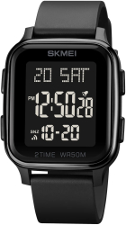 Ceas de barbati Skmei Sport Digital Casual Led Negru