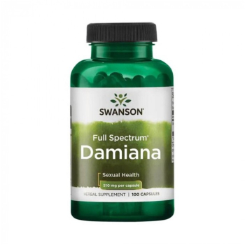 Full Spectrum Damiana 510 mg 100 Capsule Swanson 