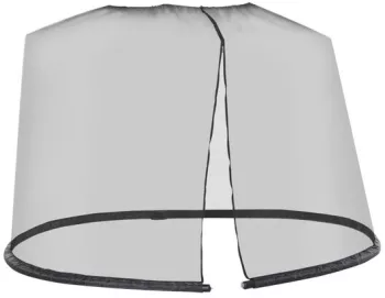 Plasa tantari muste si alte insecte pentru umbrela de gradina material Oxford negru 300x230 cm 