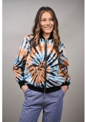 GEACA AVIATOR CU IMPRIMEU TIE DYE MULTICOLORA ERNICA Albastru S-M 