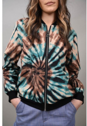 GEACA AVIATOR CU IMPRIMEU TIE DYE MULTICOLORA ERNICA S-M Turcoaz 