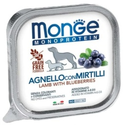 MONGE DOG FRUIT MIEL/COACAZE 150 GR x 6 buc