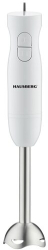 Blender de mana HAUSBERG HB-7674AB 300W 2 viteze material ABS lame din otel inoxidabil Alb 