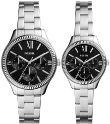 Ceas dama/barbatesc Fossil His and Her BQ2644SET 