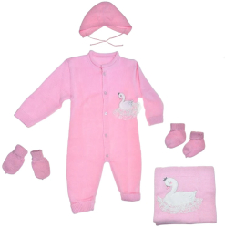 Set 5 piese pentru fete Mini Junior SET-5PMJ Roz 