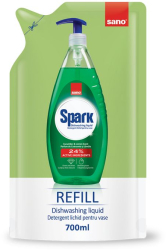 Detergent Vase Sano Spark Castravete Rezerva 700 ml 