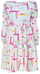 Rochie cu maneca lunga pentru fete Mini Junior RCH-MJ-7831 Multicolor 