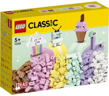 Lego classic distractie creativa in culori pastelate 11028 333 piese 