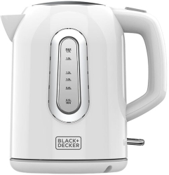 Fierbator electric cordless Inox/Plastic Capacitate 1.7 l Alb putere 2200 W Indicator de temperatura filtru anti-calcar 