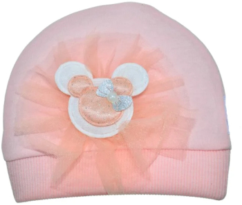 Caciula pentru fete Mini Junior CCMJ-1 Coral 
