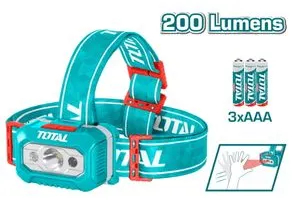 Lanterna de cap TOTAL - 200 lumeni INDUSTRIAL 