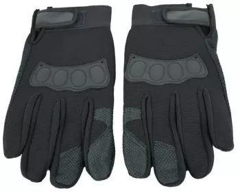 Manusi cu elemente de protectie cu destinatie Moto ATV SSV QUAD culoare Neagra 