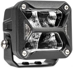 Proiector LED PRO SERIES cu doua functii pentru Off-Road ATV SSV putere 18W 1800lm culoare 6000K tensiune 10-30V dimensiuni 82 x 78 