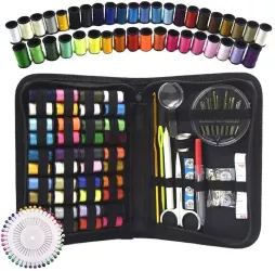Set 129 piese pentru croitorie in husa eleganta un cadou perfect pentru pasionatii de croitorie 