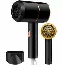 Uscator de par pentru casa sau calatorii alimentare 220V culoare Neagra AVX-AG440E 