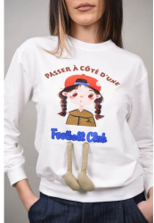 HANORAC SPORT FETITA FOOTBALL CLUB GIULIA Alb M-L 