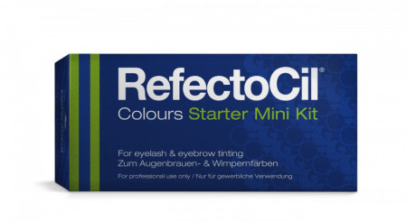 Kit de baza mini pentru vopsirea genelor si sprancenelor RefectoCil Colours Starter Kit Mini 