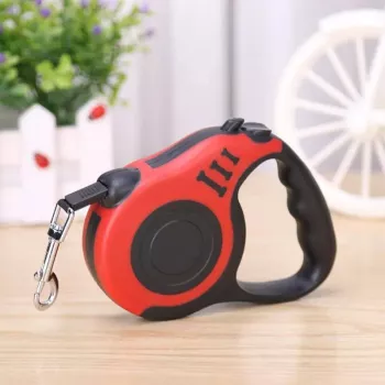 Lesa Retractabila Automata 5m lungime pentru caini de pana la 14 kg 