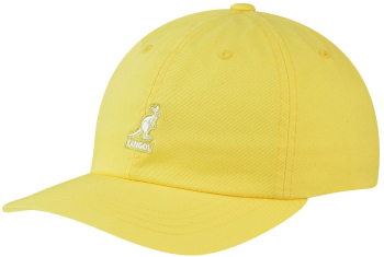 Sapca Kangol Washed Cotton Adjustable Baseball Galben 