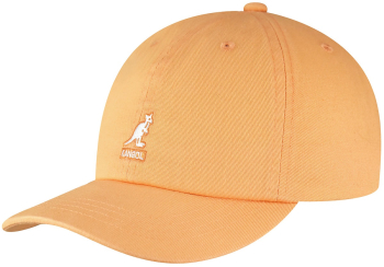 Sapca Kangol Washed Cotton Adjustable Baseball Portocaliu 