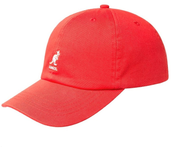 Sapca Kangol Washed Cotton Adjustable Baseball Rosu 