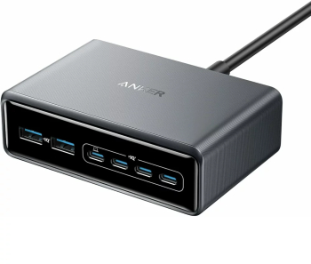Incarcator si statie incarcare Anker Prime 200W 4x USB-C Fast Charging 2X USB-A GaN USB-C Power Delivery Negru 