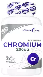 Chromium 200 mcg 90 Capsule 6 PAK