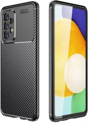 Husa pentru Samsung Galaxy A23 4G / A23 5G - Techsuit CarbonFiber - Black 