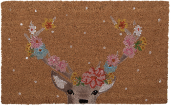 Covoras intrare casa fibre cocos multicolor Ren 75x45x1 cm 