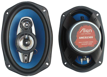 Set 2 dif auto 6x9 inch Alien 