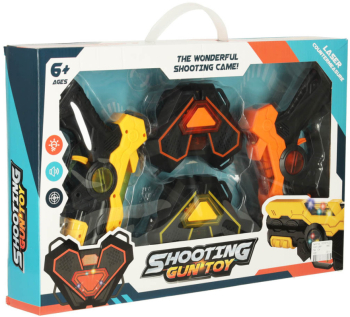 Set pistol Laser paintball cu 2 pistoale si 2 tinte infrarosie 