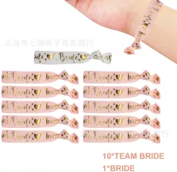 1 BRIDE + 10 TEAM BRIDE ALB SI ROZ 