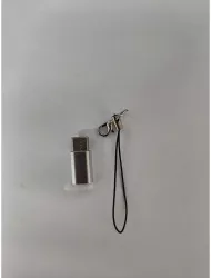 Adaptor micro USB mama to Type-C tata cu Agatatoare Breloc inclusa Argintiu Flippy