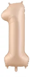 Balon din Folie Metalizata Flippy Figurina Cifra Model 1 Tema Aniversare 100 cm Ambalaj Individual Pai Inclus Umflare cu Aer sau Heli 