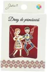 Brosa Mica in Cutie Tineri Dansatori 