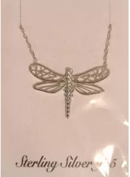 Colier Argint 925 Libelula cu Zirconiu 