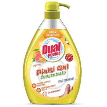 Detergent vase lichid citrice Dual Power 1l 