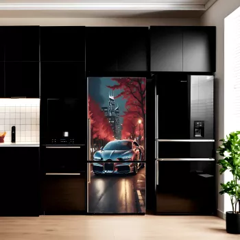 Folie imprimata color pentru decor Frigider dimensiune 200 x 90cm model AVX-FR08 