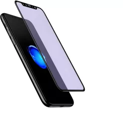 Folie protectie Flippy pentru iPhone 14 Pro Max Sticla securizata temperata duritate 9H Privacy 360 Anti-Blue Ray Transparenta Protect 