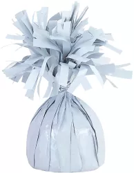 Greutate pentru Baloane cu Heliu Flippy din Folie cu Franjuri 170g 13 x 5 x 3 cm Alb 