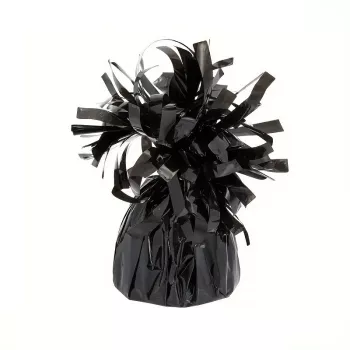 Greutate pentru Baloane cu Heliu Flippy din Folie cu Franjuri 170g 13 x 5 x 3 cm Negru 