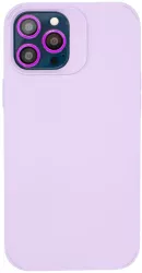 Husa Apple iPhone 15 Pro Max Flippy din Silicon Interior din Microfibra Protectie Camera Design Modern Rezistenta la Impact Lila 