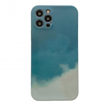 Husa protectie Flippy compatibila cu Apple iPhone 11 Pro Max Tpu Ombre Verde/Alb 