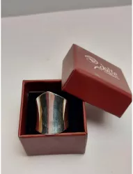 Inel Argint 925 Cilindric Jolie Silver 4.8g 2.5 cm x 1.8 cm M 56 
